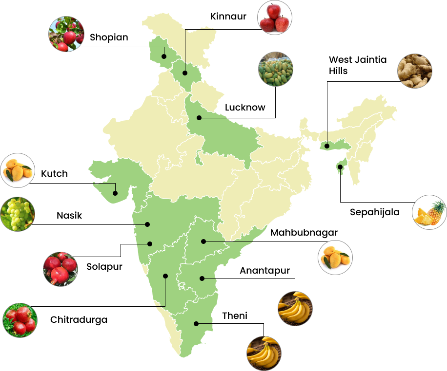 Horticulture India Map